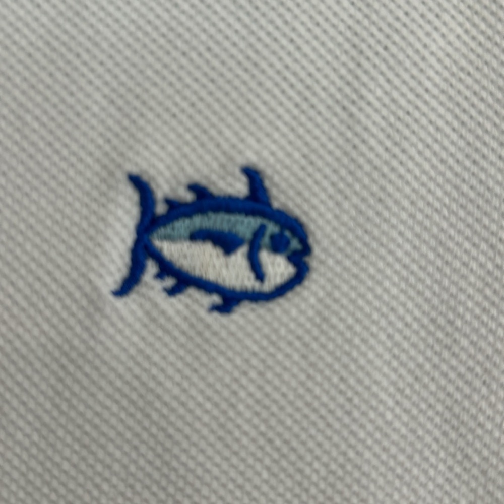 🐟Handsome Classic White Southern Tide
Skipjack Short Sleeve Polo Shirt - Picture 6 of 8